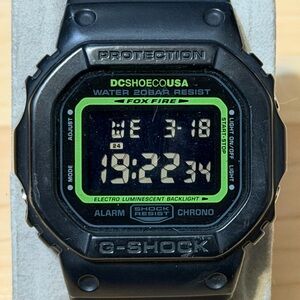 Casio G-Shock DW-5600VT DC Shoe Co Collaboration Square Men's Digital Watch 5600